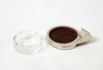  Gucci Gucci Ashtray Vide Poche Crystal and Silver