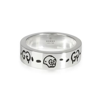  Gucci Gucci Ghost Ring Aureco Black Finish in Sterling Silver