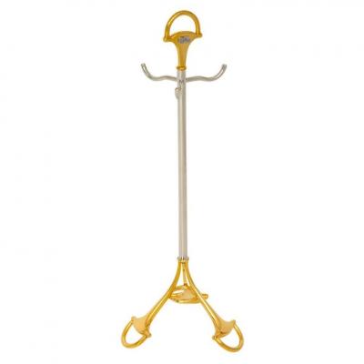  Gucci Gucci Horsebit Fireplace Tools Gold Tone Brass and Silver Chrome Signed