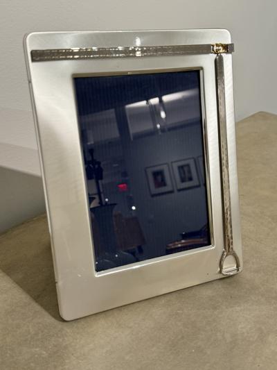  Gucci Gucci Italian Silver Equestrian Picture Frame 1970s