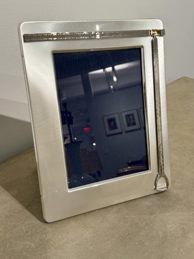  Gucci Gucci Italian Silver Equestrian Picture Frame 1970s