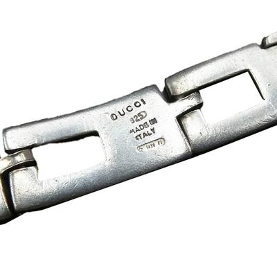  Gucci Gucci Sterling Link Necklace