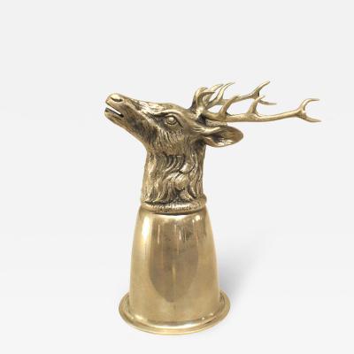  Gucci Italian Gucci Silver Plate Elk Drinking Cup