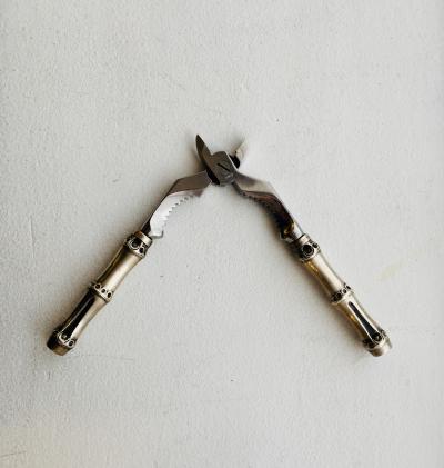  Gucci Lobster Claw In Silver By Gucci