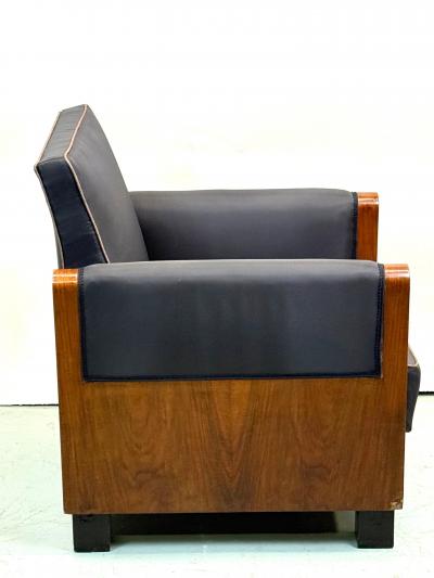  Gucci Rare Italian Art Deco Chair by Gucci for Gucci Executive Offices Florence 1938