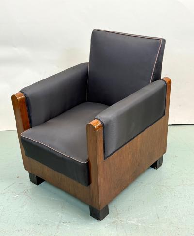  Gucci Rare Italian Art Deco Chair by Gucci for Gucci Executive Offices Florence 1938