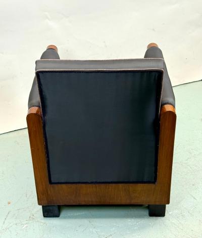  Gucci Rare Italian Art Deco Chair by Gucci for Gucci Executive Offices Florence 1938