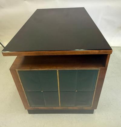  Gucci Rare Italian Art Deco Desk by Gucci for Gucci Executive Offices Florence 1938