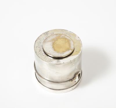  Gucci Silver Plated Brass and Brass Box by Gucci Italy c 1970