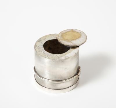  Gucci Silver Plated Brass and Brass Box by Gucci Italy c 1970