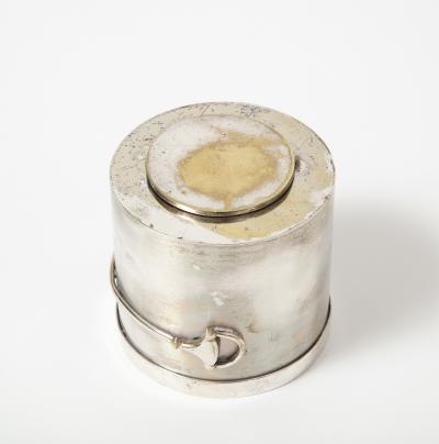  Gucci Silver Plated Brass and Brass Box by Gucci Italy c 1970