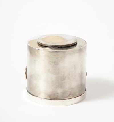  Gucci Silver Plated Brass and Brass Box by Gucci Italy c 1970