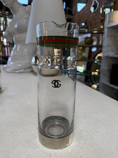 Gucci Vintage Gucci Barware Set Pitcher Carafe High Ball Glasses