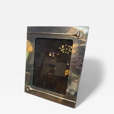  Gucci Vintage Gucci Italy Brass Equestrian Bit Photo Frame