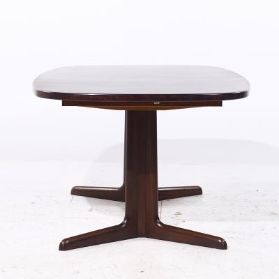  Gudme Mobelfabrik Gudme Mobelfabrik Mid Century Danish Rosewood Expanding Dining Table with 1 Leaf