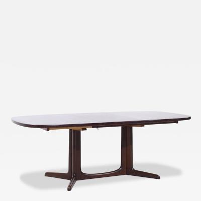  Gudme Mobelfabrik Gudme Mobelfabrik Mid Century Danish Rosewood Expanding Dining Table with 1 Leaf