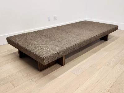  Gueridon Custom Made Gueridon Day Bed with Clients Own Fabric COM Choice of Wood Stain