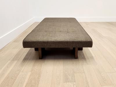  Gueridon Custom Made Gueridon Day Bed with Clients Own Fabric COM Choice of Wood Stain