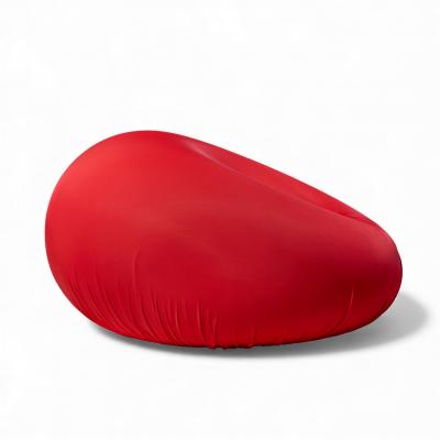  Gufram Ceretti Derossi Rosso Tullio Eugenio Regge for Gufram SRL Italian Red Detecma Chairs Pair