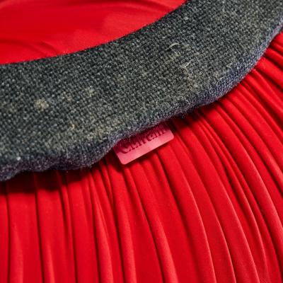  Gufram Ceretti Derossi Rosso Tullio Eugenio Regge for Gufram SRL Italian Red Detecma Chairs Pair