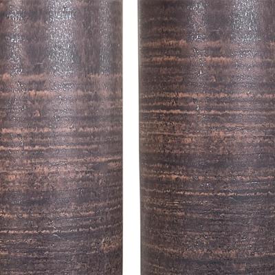  Guldkroken HJO Pair of Faux Bois Table Lamps by Guldkroken
