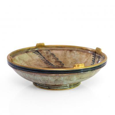  Gustavsberg JOSEF EKBERG FOR GUSTAVSBERG CERAMIC LUSTER BOWL SWEDEN 1931