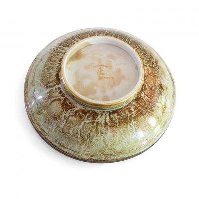  Gustavsberg JOSEF EKBERG FOR GUSTAVSBERG CERAMIC LUSTER BOWL SWEDEN 1931