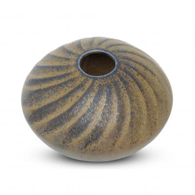  Gustavsberg KAPA Series Vase with Swirling Pattern by Wilhelm Kage