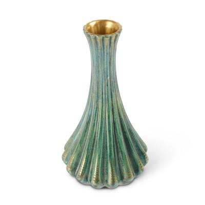  Gustavsberg Studio Art Deco Lobed Vase in Luster Glazing by Josef Ekberg