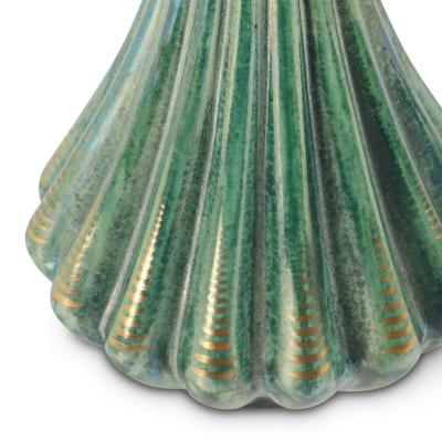  Gustavsberg Studio Art Deco Lobed Vase in Luster Glazing by Josef Ekberg