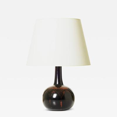  Gustavsberg Studio Exquisite Swedish Mid 20th Century Lamp by Stig Lindberg