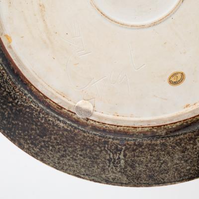  Gustavsberg Studio STIG LINDBERG LARGE STONEWARE DISH FROM GUSTAVSBERG STUDIO 1956 57 