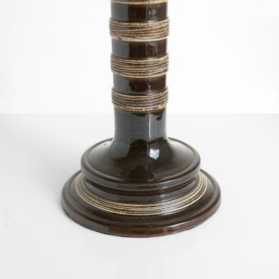  Gustavsberg Studio SYLVIA LEUCHOVIUS CERAMIC LAMP FOR GUSTAVSBERG SWEDEN 1960S