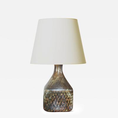  Gustavsberg Studio Studio Ceramic Table Lamp by Stig Lindberg for Gustavsberg