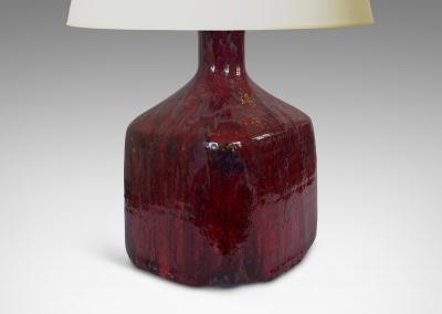  Gustavsberg Studio Studio Ceramic Table Lamp by Stig Lindberg for Gustavsberg