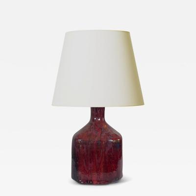  Gustavsberg Studio Studio Ceramic Table Lamp by Stig Lindberg for Gustavsberg