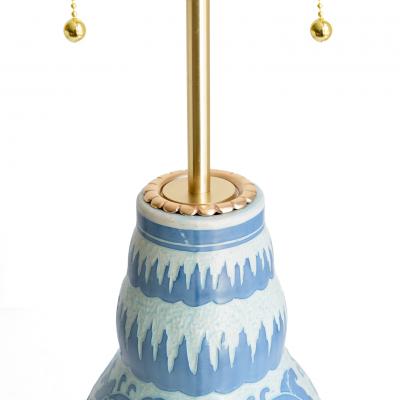  Gustavsberg Studio Swedish Art Deco ceramic Sgraffito technique lamp by Josef Ekberg Gustavsberg