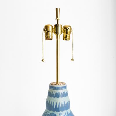  Gustavsberg Studio Swedish Art Deco ceramic Sgraffito technique lamp by Josef Ekberg Gustavsberg