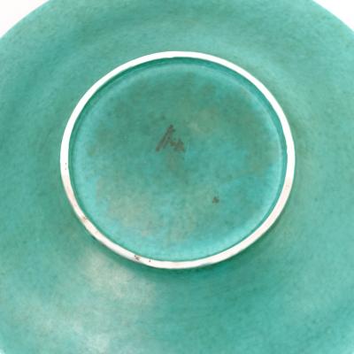  Gustavsberg Studio WILHELM KAGE ARGENTA SERIES SEA SERPENT BOWL FOR GUSTAVSBERG SWEDEN 1930 