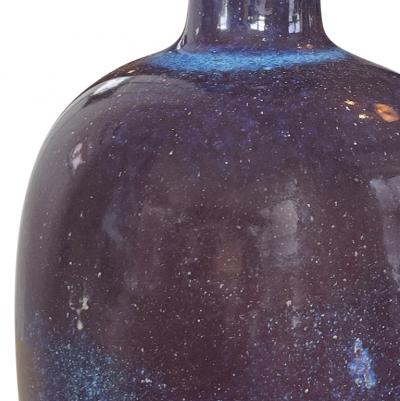  Gustavsberg Table Lamp in Ethereal Purple and Blue by Stig Lindberg