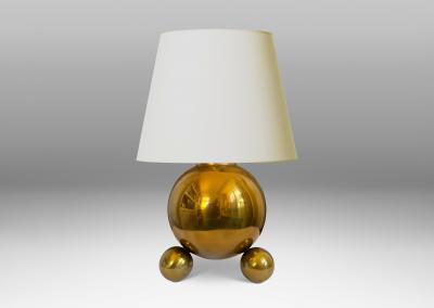  Gusums Bruk Pair of Table Lamps in Brass by Gusums Bruk