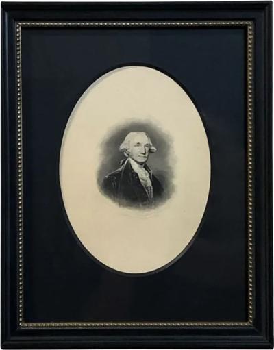  H B Hall Jr George Washington Engraving by H B Hall after William Birch