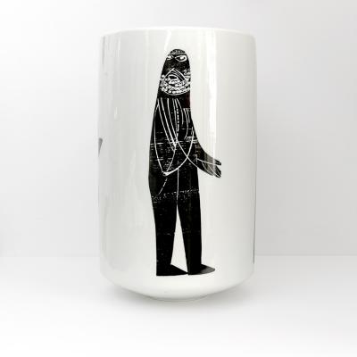  H G Selb Heinrich MASSIVE H G SELB HEINRICH PORCELAIN VASE GERMANY