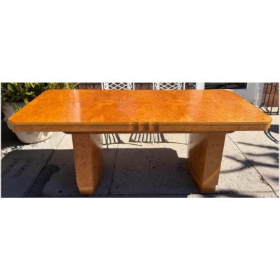  H L Epstein Furniture Co H L Epstein Art Deco Walnut Dining Table 1935