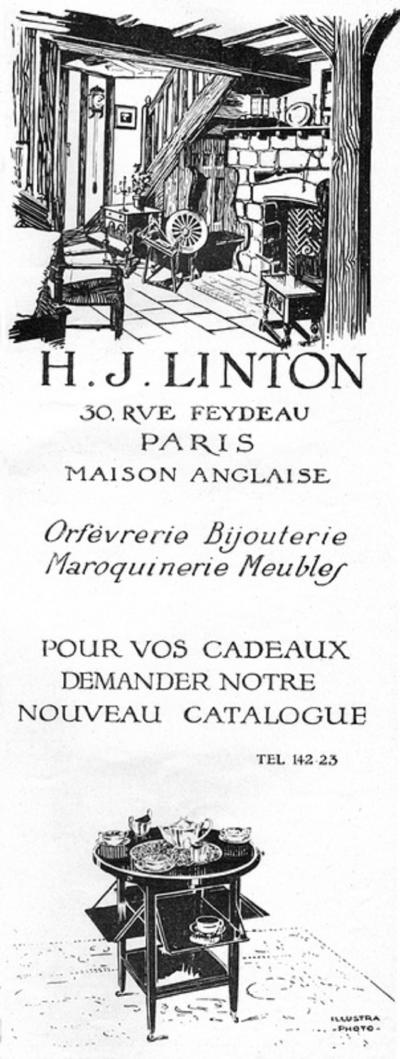 H L Linton Paris Outstanding unique cubist coffee tea service by H L Linton Paris