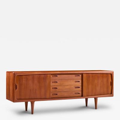  H P Hansen HP Hansen Mid Century Danish Teak Credenza