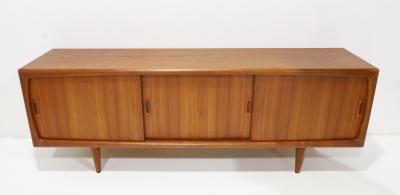  H P Hansen Vintage Sculptural Danish Teak H P Hansen Sideboard Credenza