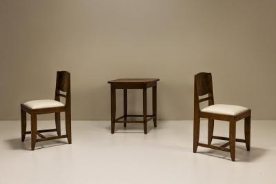  H Pander Zonen Set of Two Chairs and a Side Table by Pander The Netherlands 1930s