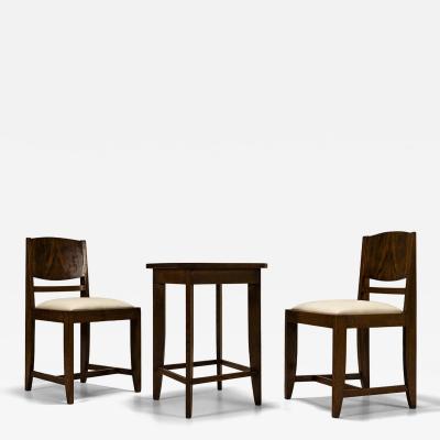  H Pander Zonen Set of Two Chairs and a Side Table by Pander The Netherlands 1930s