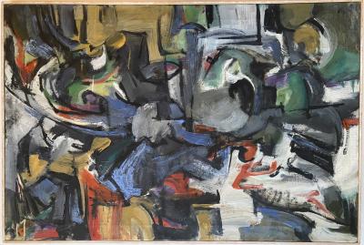  H Theodore Jr Hallman Still Life Abstract
